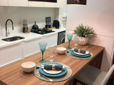 Lançamento do Apartamento decorado do Algarve Residence no 5° Salão do Imóvel de Itajaí.