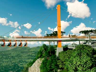 Novas fotos do Skyglass, a nova experiência nas alturas em Canela ? RS