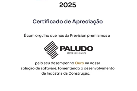Excelência em Planejamento: Nossa Construtora Conquista o Selo Ouro no Prêmio Prevision